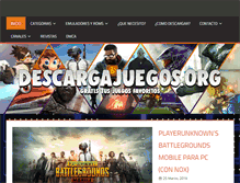 Tablet Screenshot of descargajuegos.org